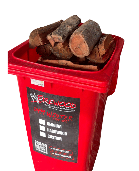 240lt Wheelie Bin Refill - Redgum – Standard Split